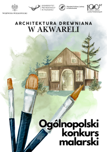 Architektura drewniana w akwareli